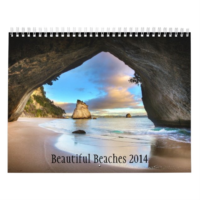 Belles plages 2014 scènes de plage de calendrier (Protection)