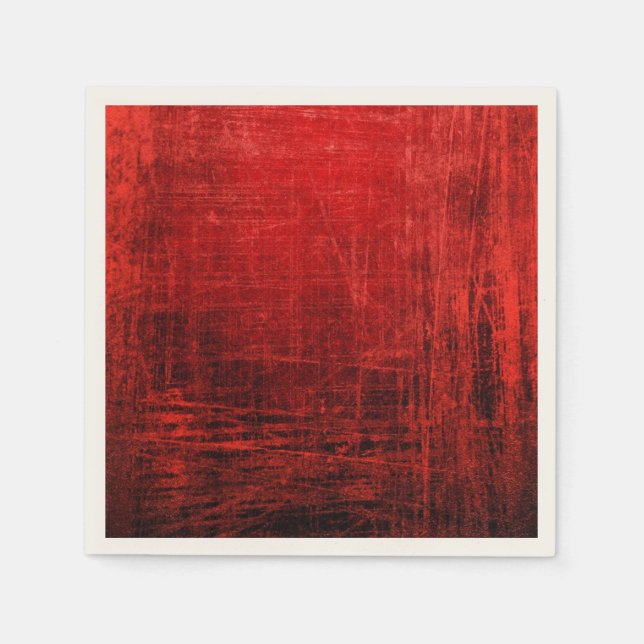 Belles serviettes en papier rouge ! (Devant)