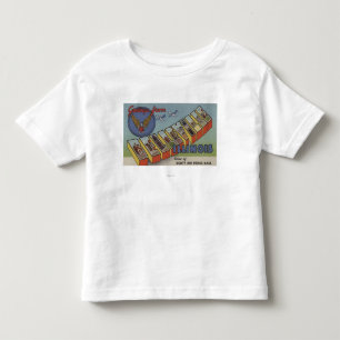 Belleville, Illinois - Large Letter Scenes Toddler T-shirt