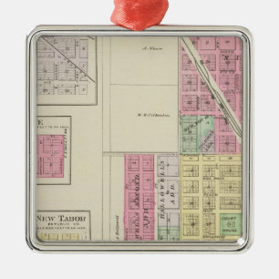 Belleville, Talmage, Harbine, Elgo, Kansas Metal Ornament