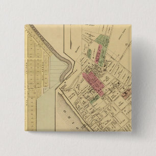 Bellevue Borough 2 Inch Square Button