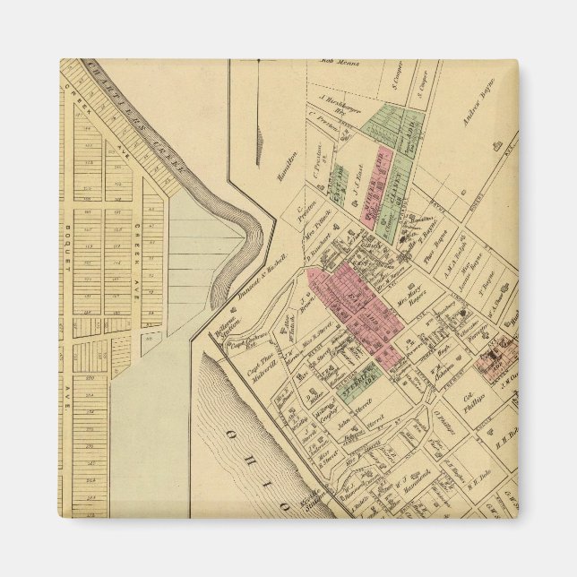 Bellevue Borough Magnet (Front)