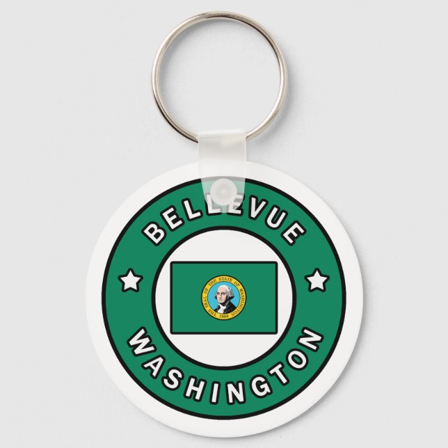 Bellevue Washington Keychain (Front)