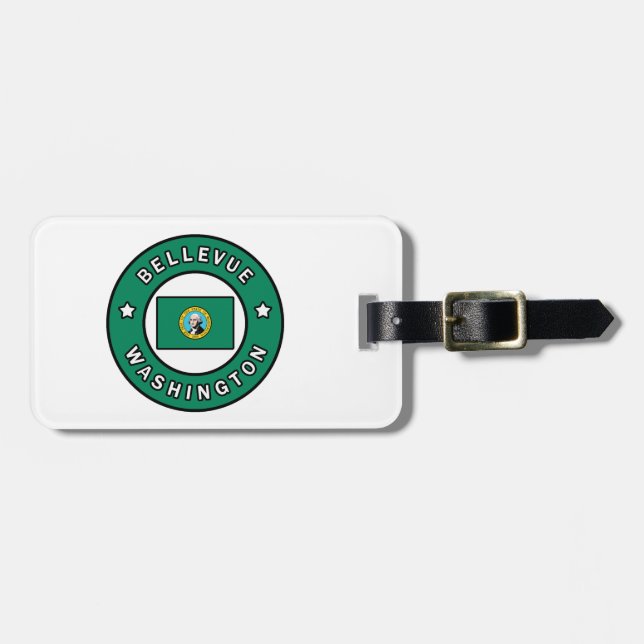 Bellevue Washington Luggage Tag (Front Horizontal)