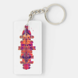 Bellevue Washington Skyline Keychain