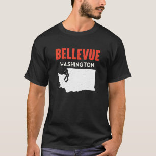 Bellevue Washington USA State America Travel Washi T-Shirt