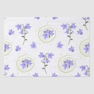 Bellflower seamless pattern tissue paper