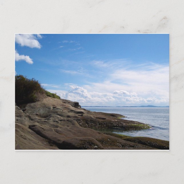 Bellingham Bay Rock Formations Postcard (Front)