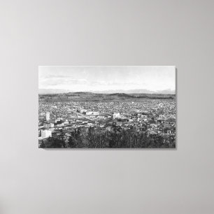Bellingham, WA Town View from Sehome Hill 2 Canvas Print