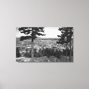 Bellingham, WA Town View from Sehome Hill Canvas Print