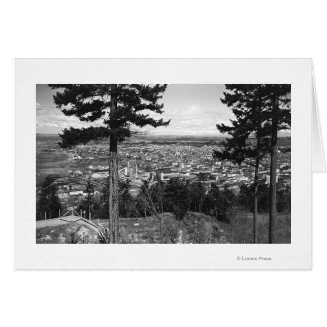 Bellingham, WA Vue de la ville depuis Sehome Hill (Devant horizontal)