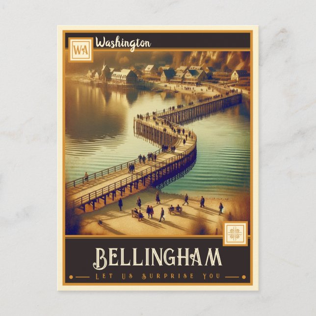 Bellingham, Washington| Vintage Postcard (Front)