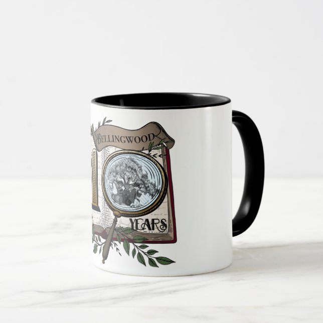 Bellingwood Ten Year Anniversary Mug (Front Right)