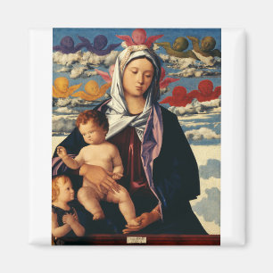 Bellini’s Virgin and Child High-Fidelity Fine Art Magnet