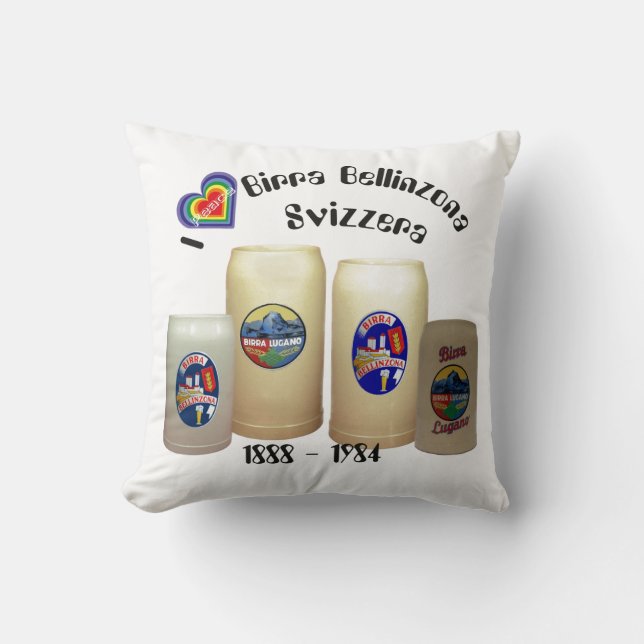 Bellinzona Culture Pass Throw Pillow (Front)