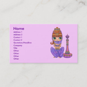 Bellly Dancer Genie Girl Business Card