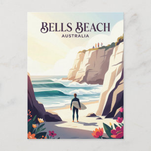 Bells Beach Australia Postcard