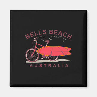 Bells Beach Australia Surfboard Bike Surfer Magnet