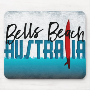 Bells Beach Australia Surfboard Surfing Mouse Pad