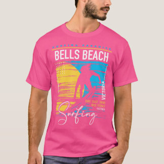Bells Beach Retro Surfing Graphic Surf Australia T-Shirt