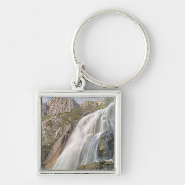 Bells Canyon Waterfall, Lone Peak Wilderness, Keychain (Front)