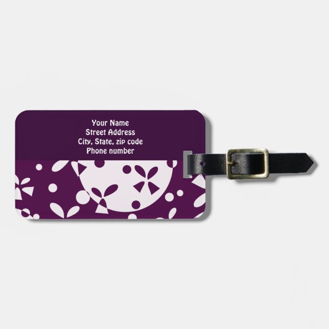 Bells Customized Bag Tags (Front Horizontal)