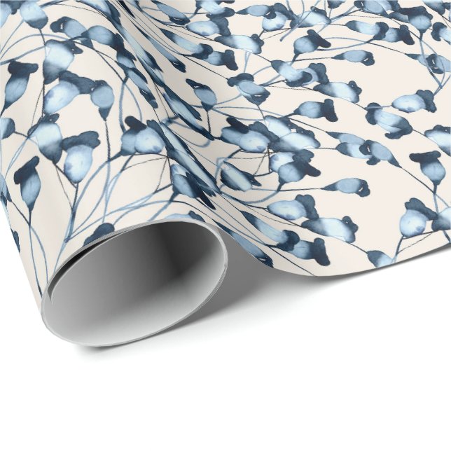 Bells Flowers Wrapping Paper (Roll Corner)