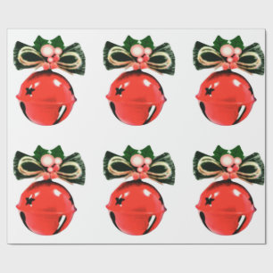 Bells, Holly And Bows Wrapping Paper