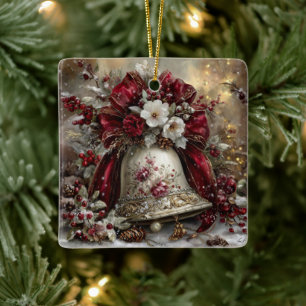 Bells of Christmas Joy Personalized Ornament