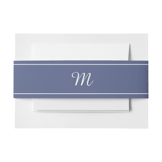 Belly Band 2 Invitation Belly Band (Front Example)