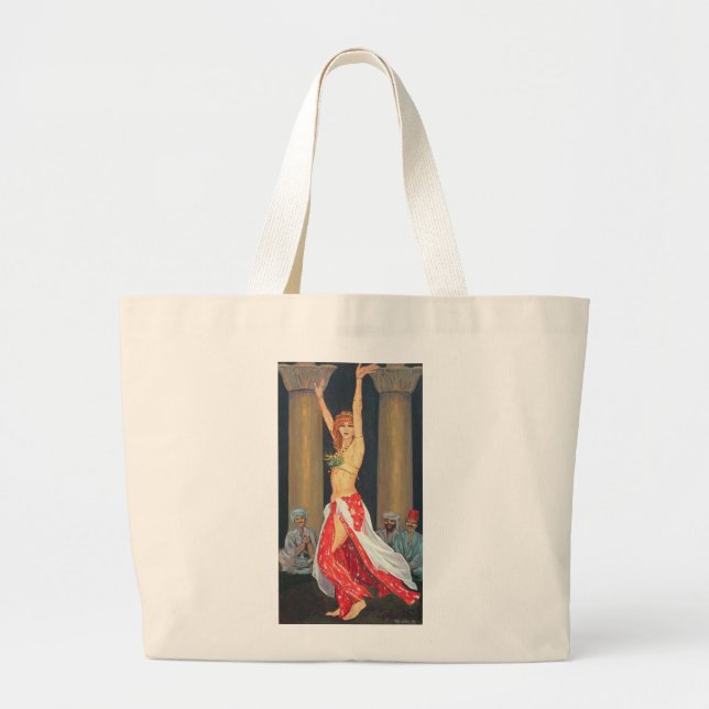 Belly Dancer 1993 Large Tote Bag (Front)