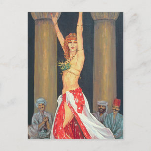Belly Dancer 1993 Postcard