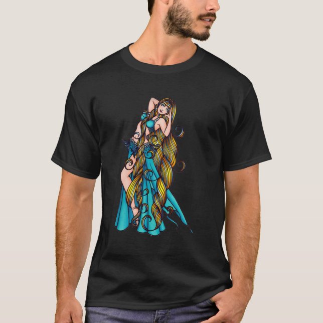 Belly Dancer Aquarius T-Shirt (Front)