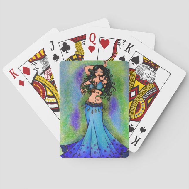 Belly Dancer Birthday Cards (Back)