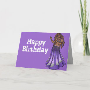 Belly Dancer Birthday Cards