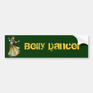 Belly Dancer Bumper Sticker