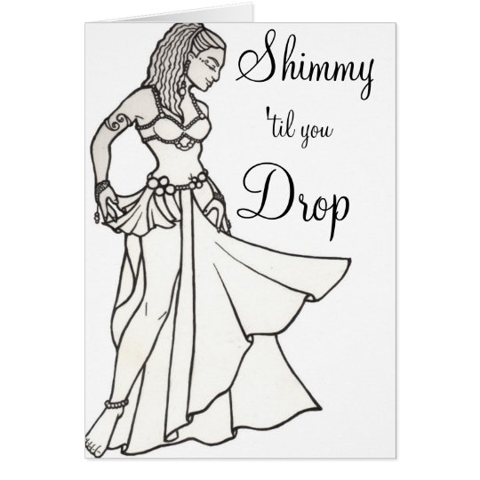 Belly Dancer Card
