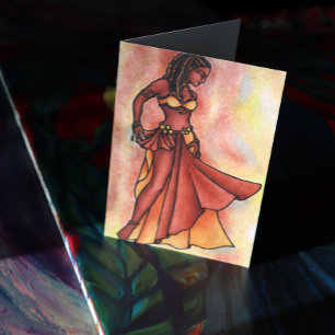 Belly Dancer Card