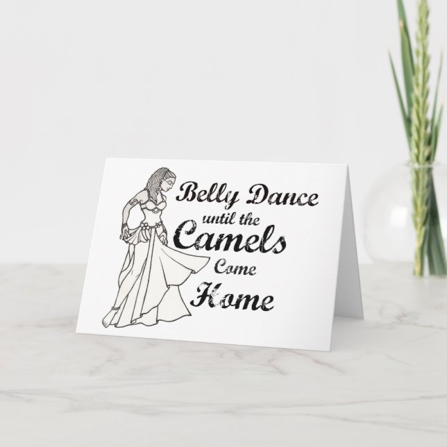 Belly dancer card (Front)