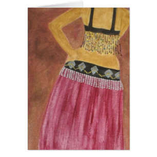 Belly Dancer Card