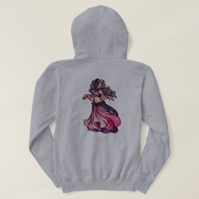 Belly Dancer Goddess                               Hoodie (Design Back)