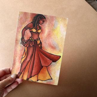 Belly Dancer Goddess  Invitation
