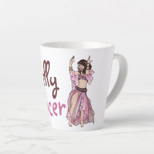 Belly Dancer Habibi  Latte Mug