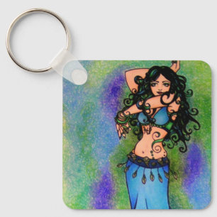 Belly Dancer  Keychain