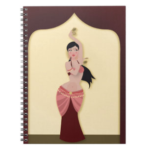 Belly Dancer Middle Eastern dancer Notebook
