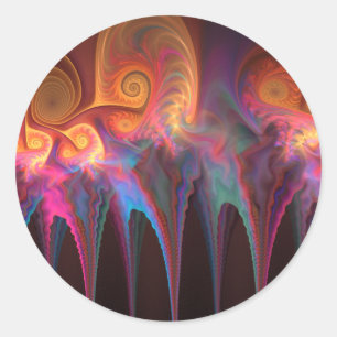 Belly Dancers Classic Round Sticker