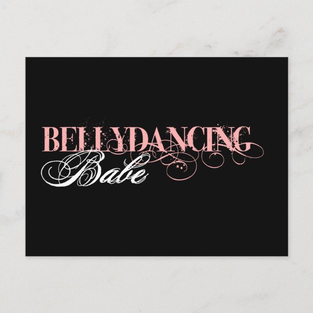 Belly Dancing Babe Postcard (Front)