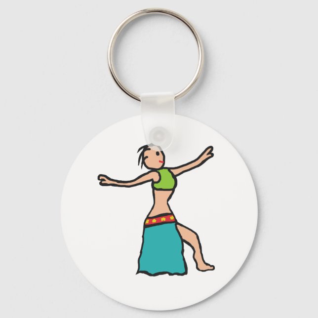 Belly Dancing Keychain (Front)