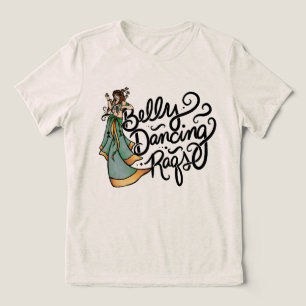 Belly Dancing Raqs Belly Dancer                    Tri-Blend Shirt
