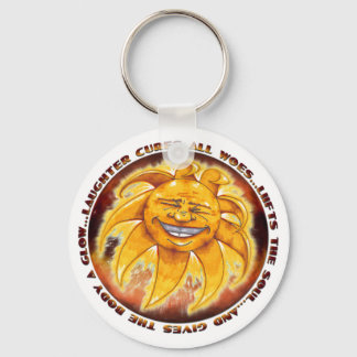 Belly Laugh Sun Key Chain